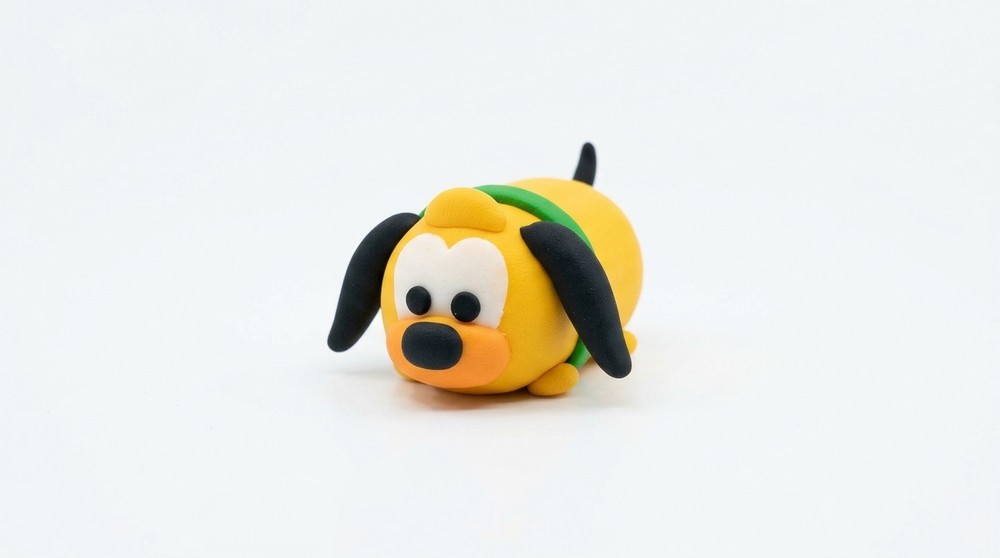 DIY Polymer Clay Pluto Tsum Tsum Pattern 6