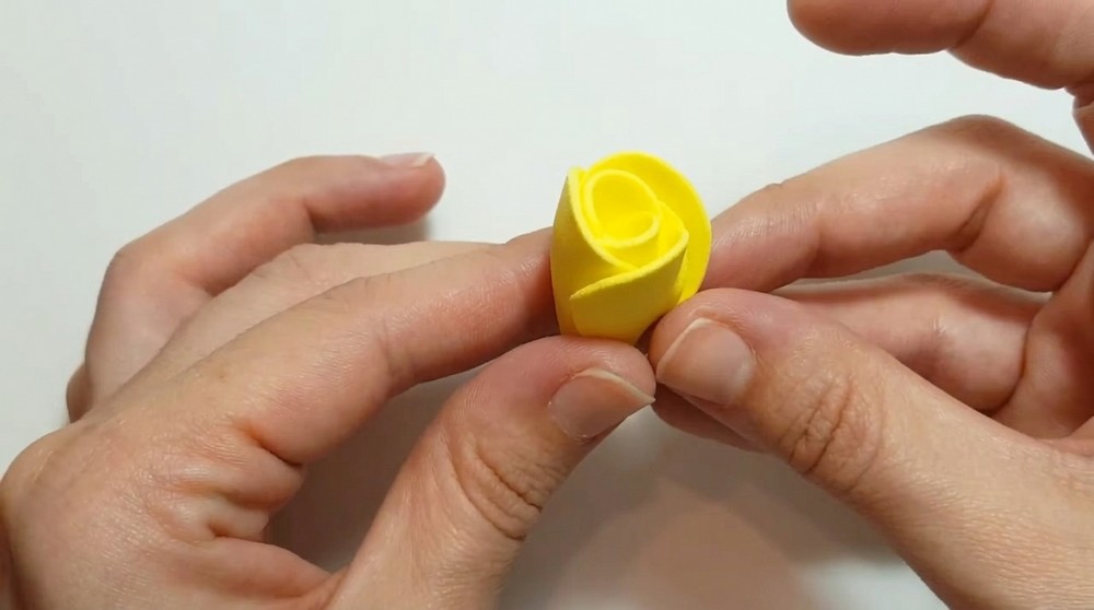 DIY Polymer Clay Rose Pattern 4