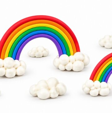 DIY Polymer Clay Mini Rainbow Tutorial 6