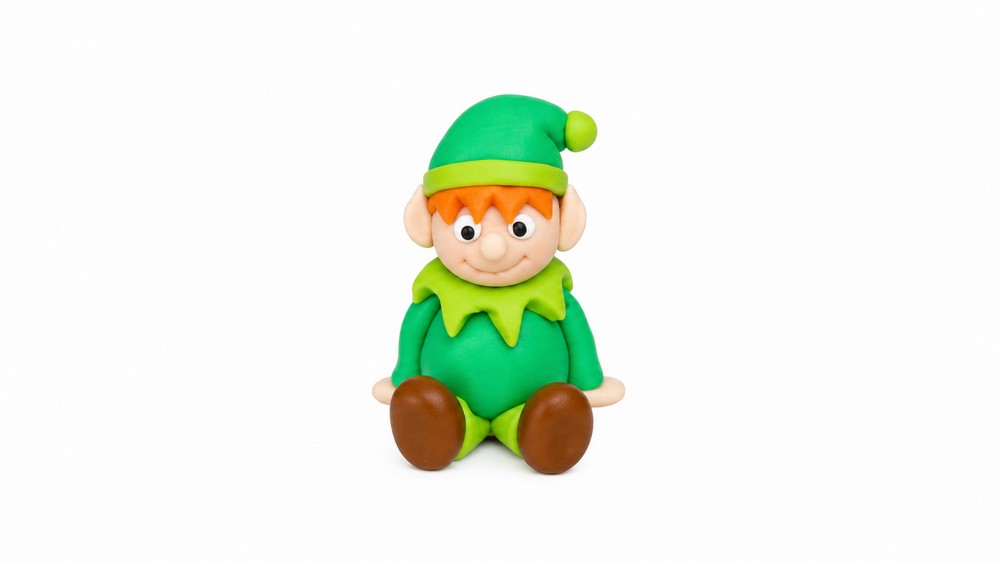 DIY Polymer Clay Christmas Elf Tutorial 6