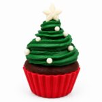DIY Polymer Clay Christmas Tree Cupcake Tutorial 6